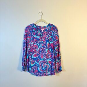 Lilly Pulitzer Elsa Silk Blouse